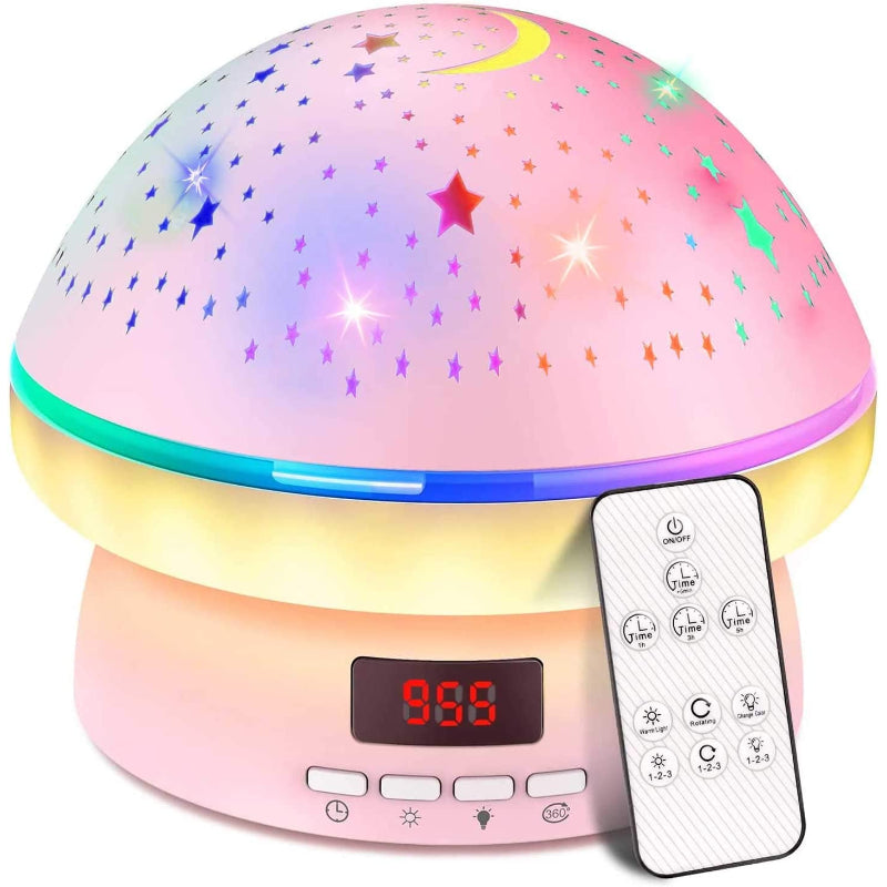 StarGlow Night Light – Magic Star Projector with Timer