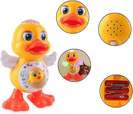 DiscoDuck - Playful LED lamp with dancing duck