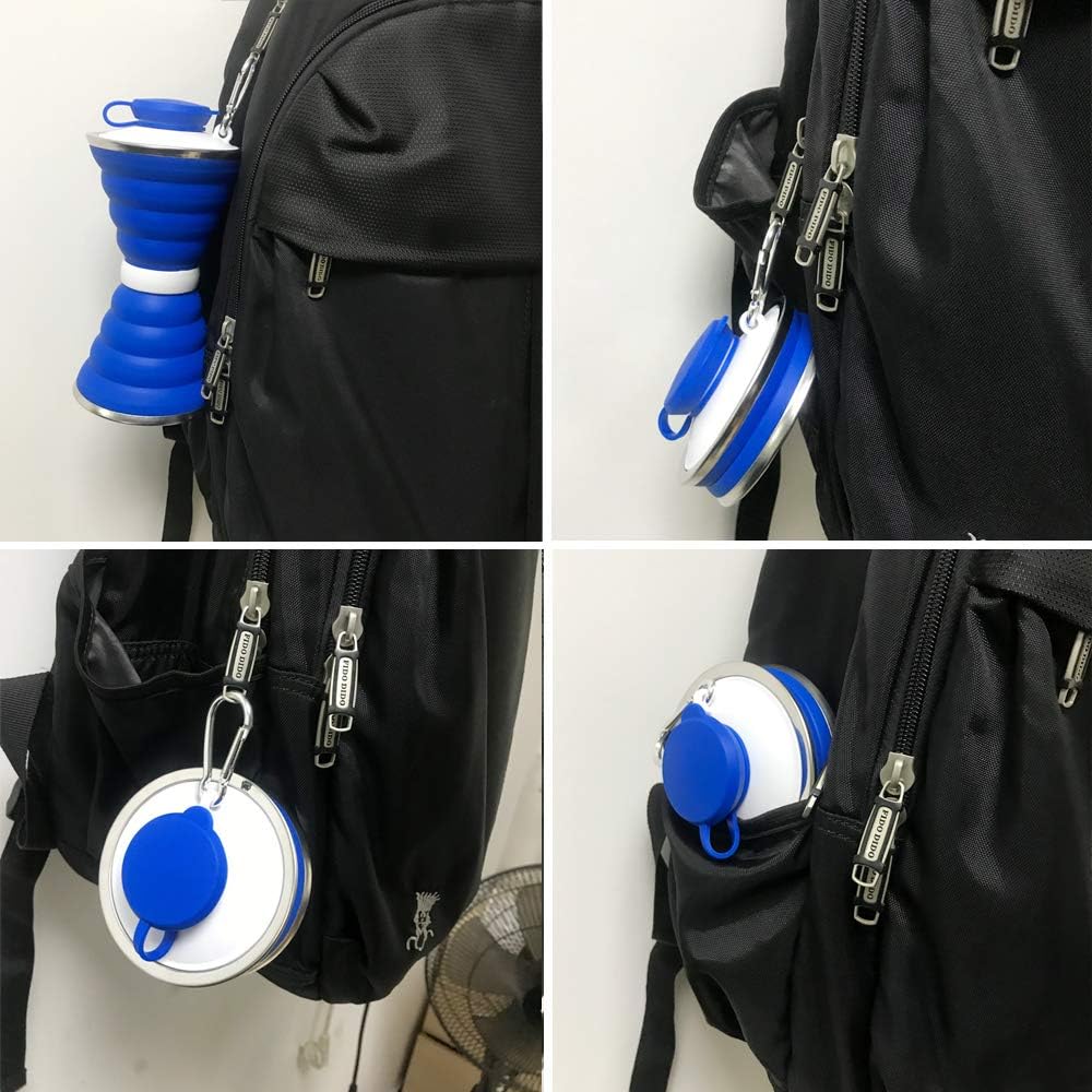 HydroFold - Practical Foldable Water Bottle with Hook