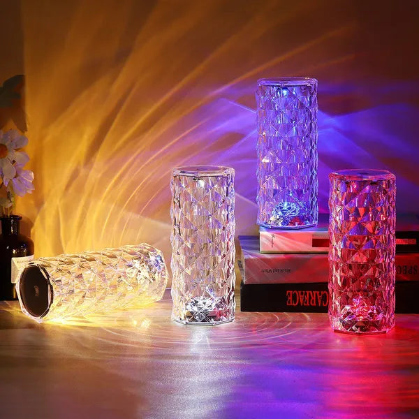 Kristallight™ - Filament lamp rechargeable table lamp