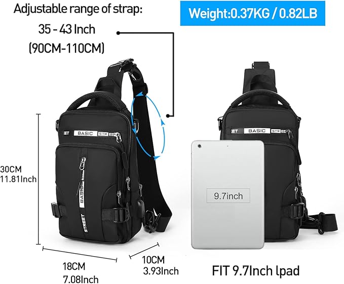 UrbanLite - Stylish Crossbody Backpack for Days in the City