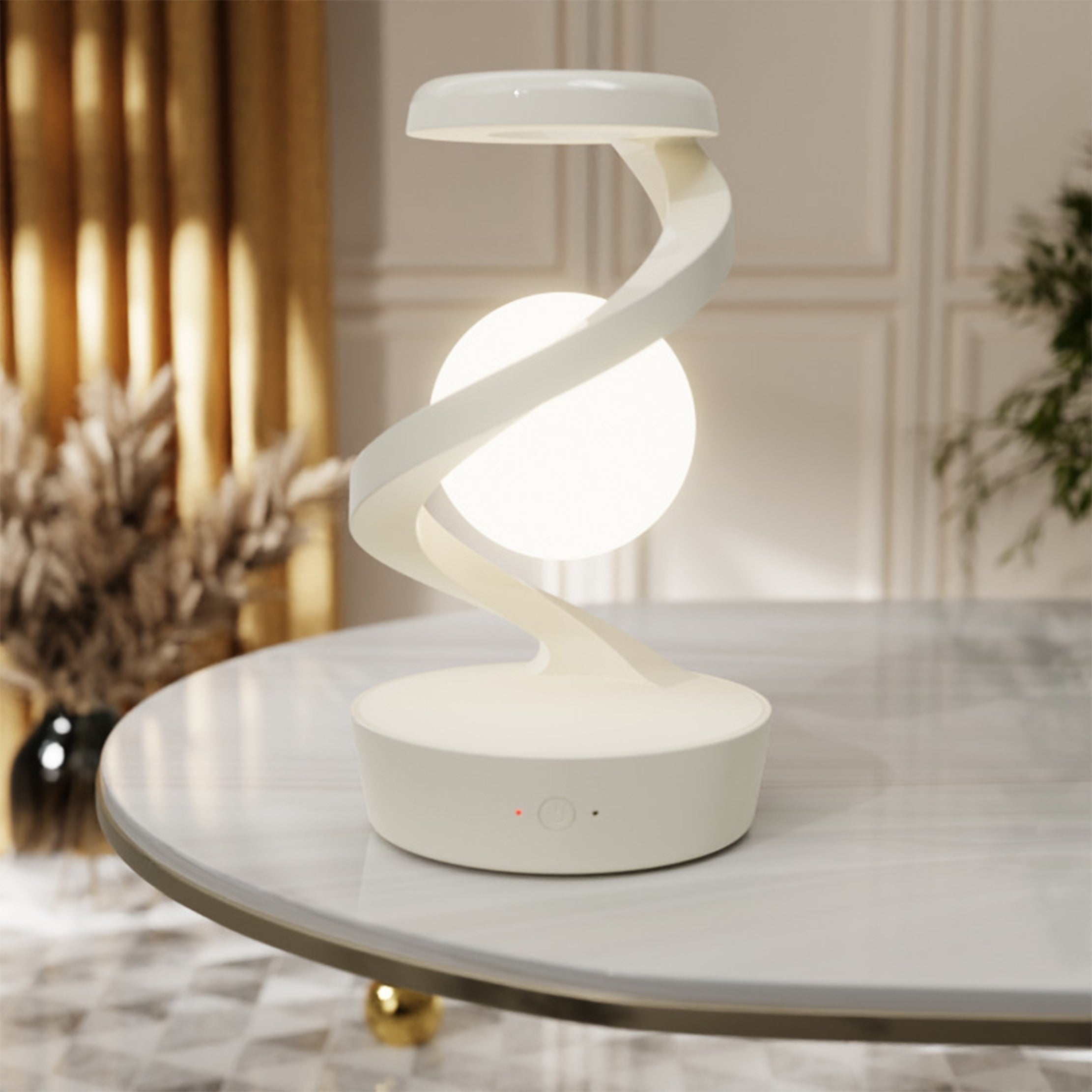 GestureGlow Lamp - RGB LED with Wireless Charging