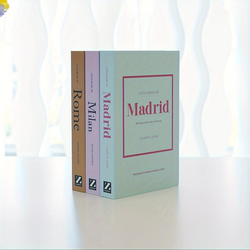 ChicBooks - Elegant Bookends Set in Cream Color