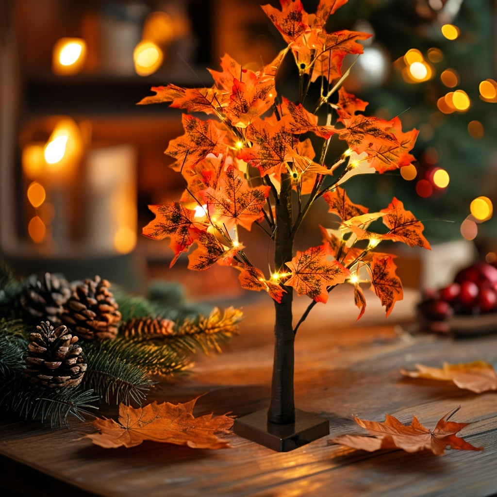 MapleGlow – LED Maple Tree Table Lamp with USB