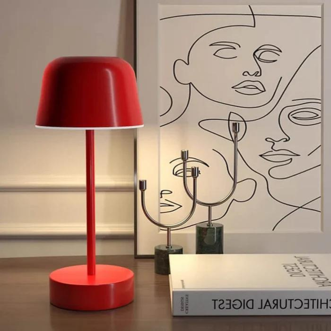 Stylish Wireless Table Lamp - with Adjustable Lighting and Design 