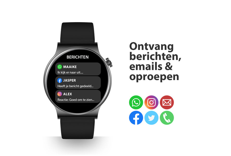 SmartFit Watch - Stylish Multifunctional Health Tracker