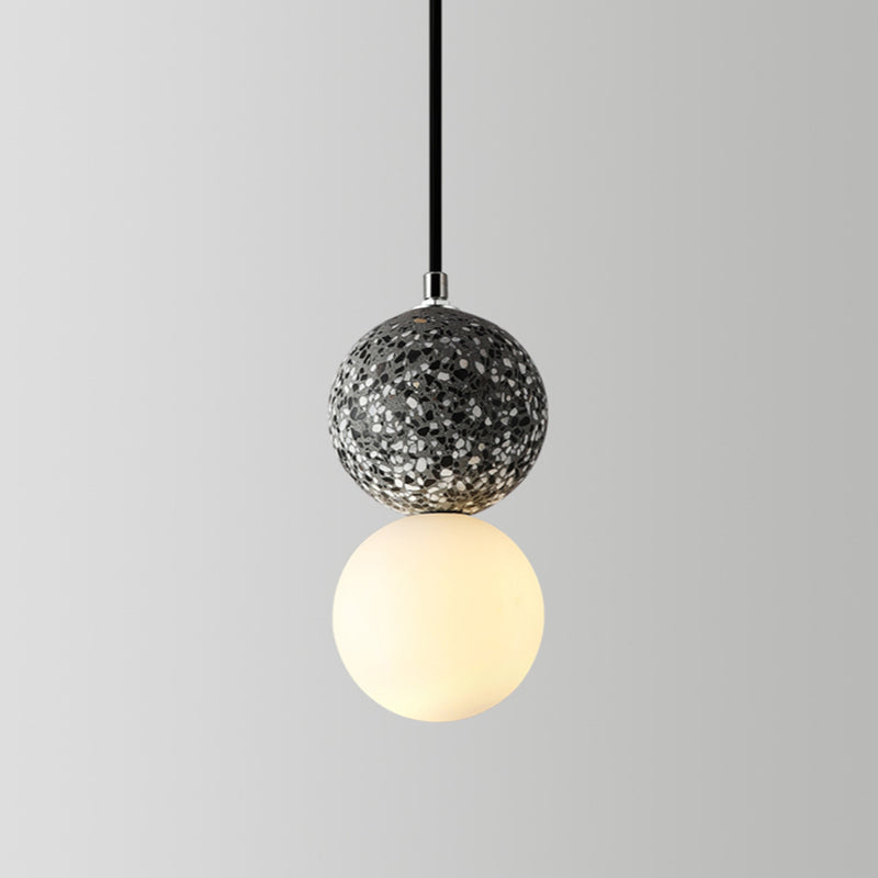 Aurora Glow - Luxurious LED Pendant Lamp in Black/White