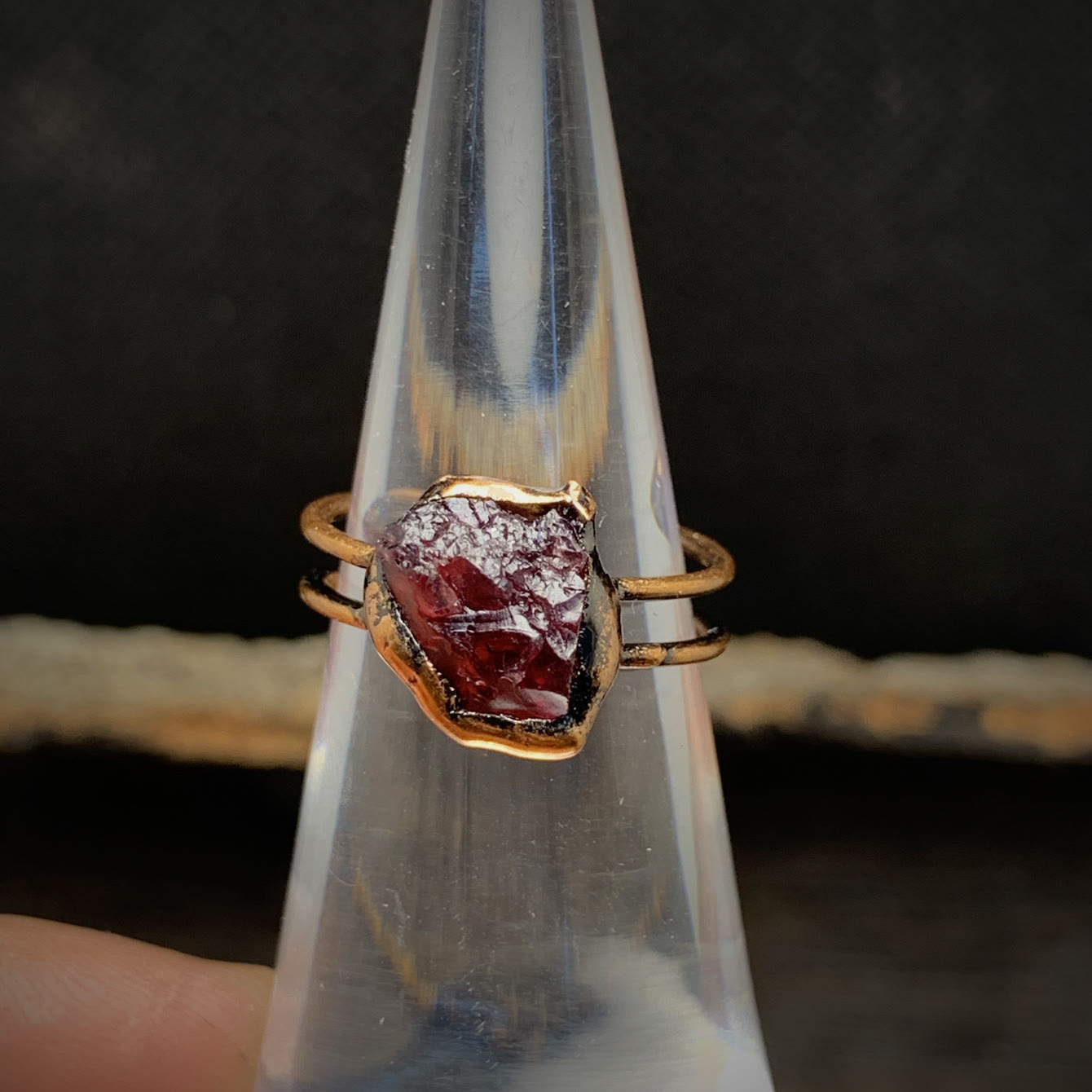 Elegant Natural Birthstone Ring - Selina 