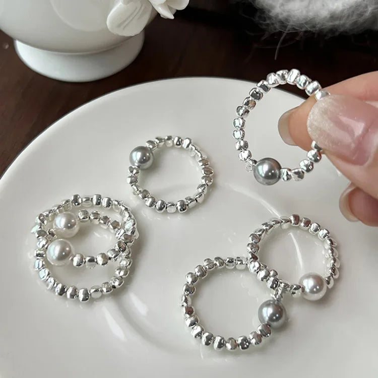Stella Galaxy Pearl Ring: A Heavenly Touch of Elegance