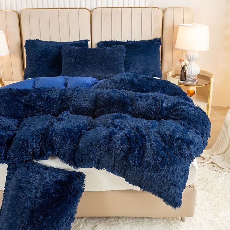 Ultra Plush Plush Bedding Set with Zipper - Luxury &amp; Comfort