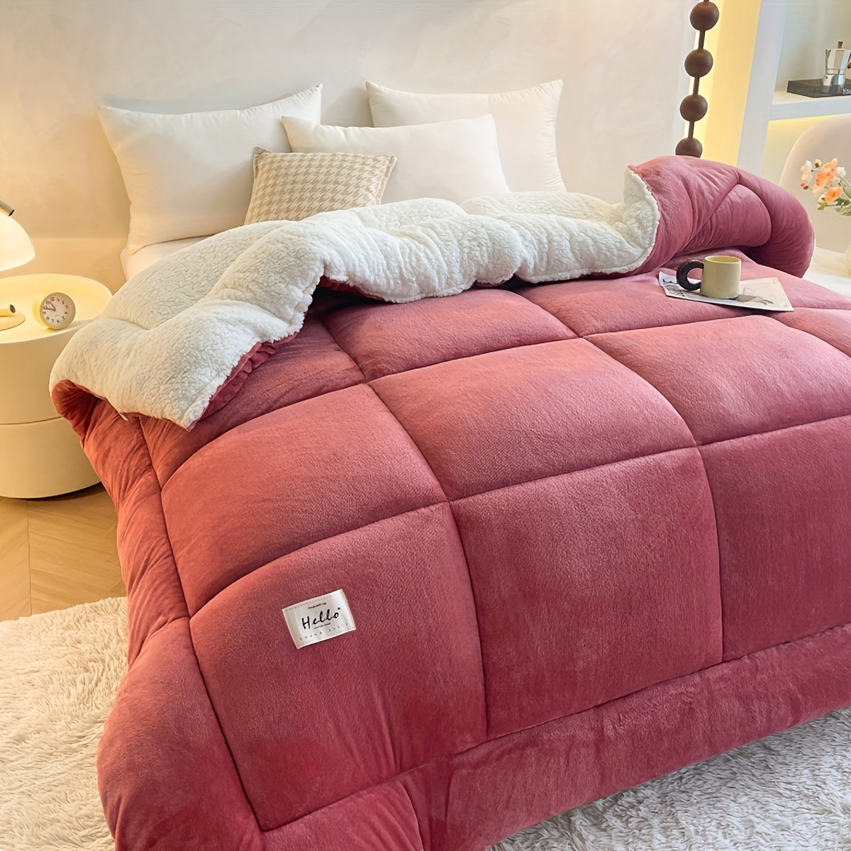 Stylish Cabin Sherpa Fleece Blanket – Ultimate Comfort &amp; Warmth