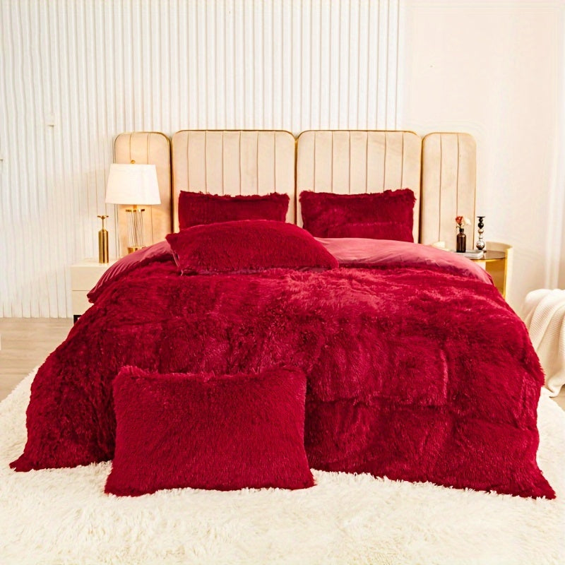 ZipSoft - Luxurious Plaid Bedding Set for All Seasons 