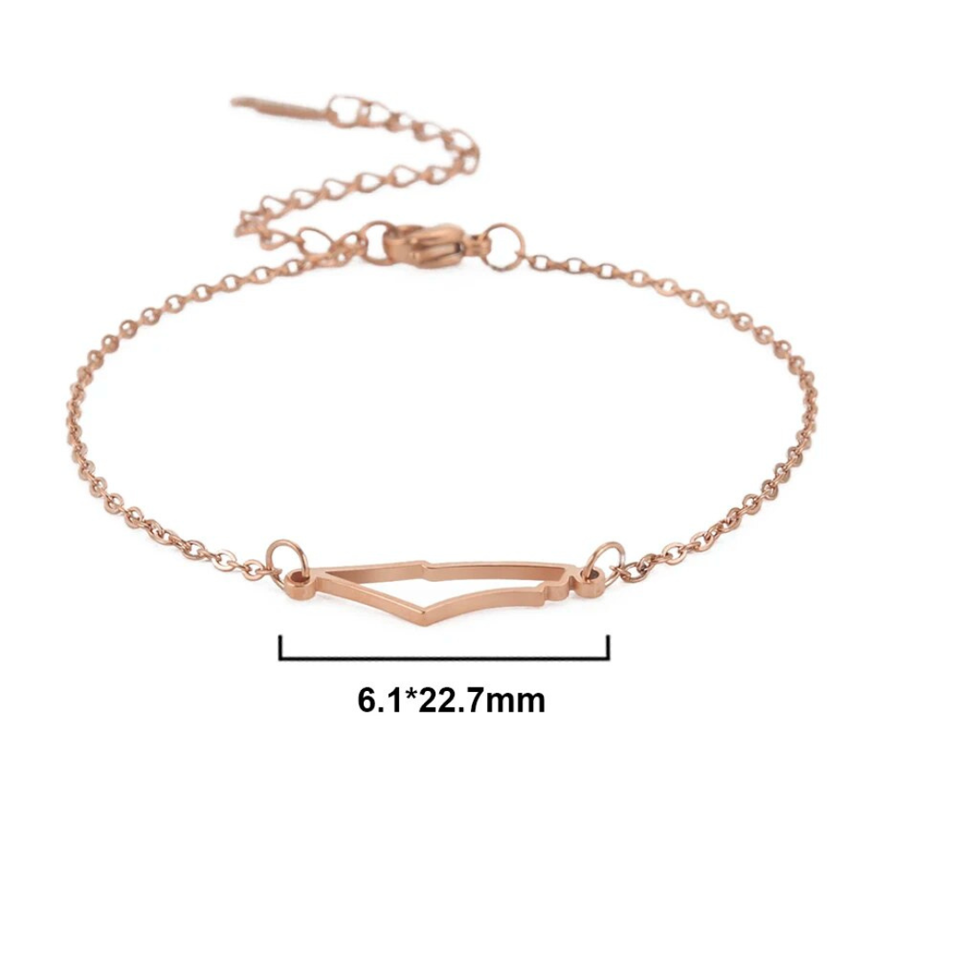 Aurora Pendant Bracelet - Elegant Golden Jewelry