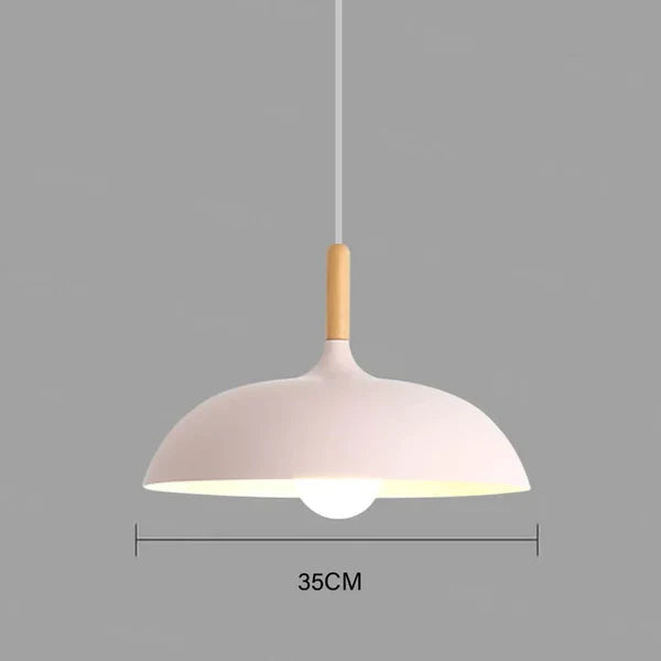 ScandiLuxe Ceiling Lamp - Scandinavian Oak Wood Design