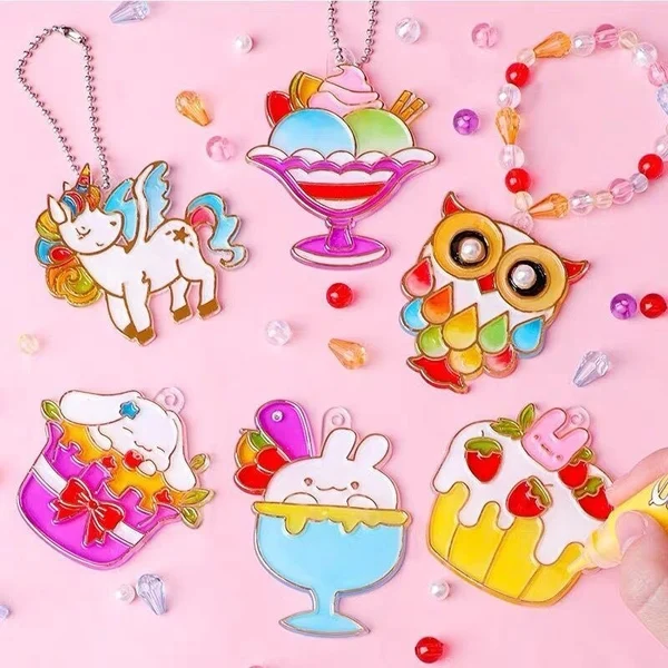 SparkleArt - Creative DIY Paint Keychain