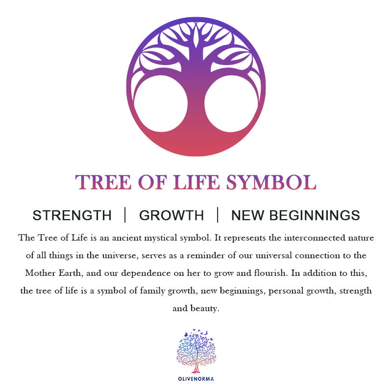 Elegant Luna Tree of Life Pendant in Zirconia - Dazzling Necklace 