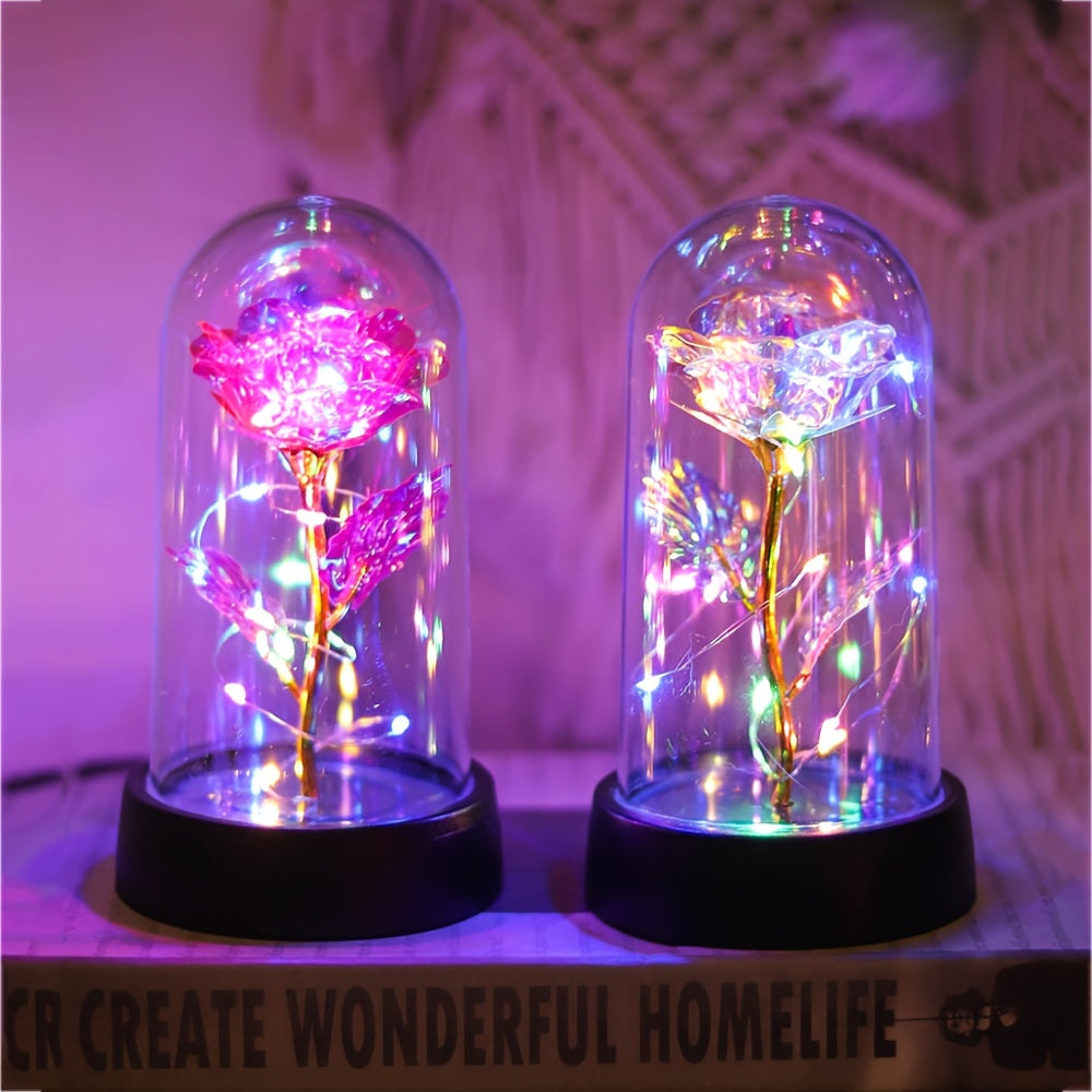 GoldenRose – Luxe Rose Lamp for Interior Decoration