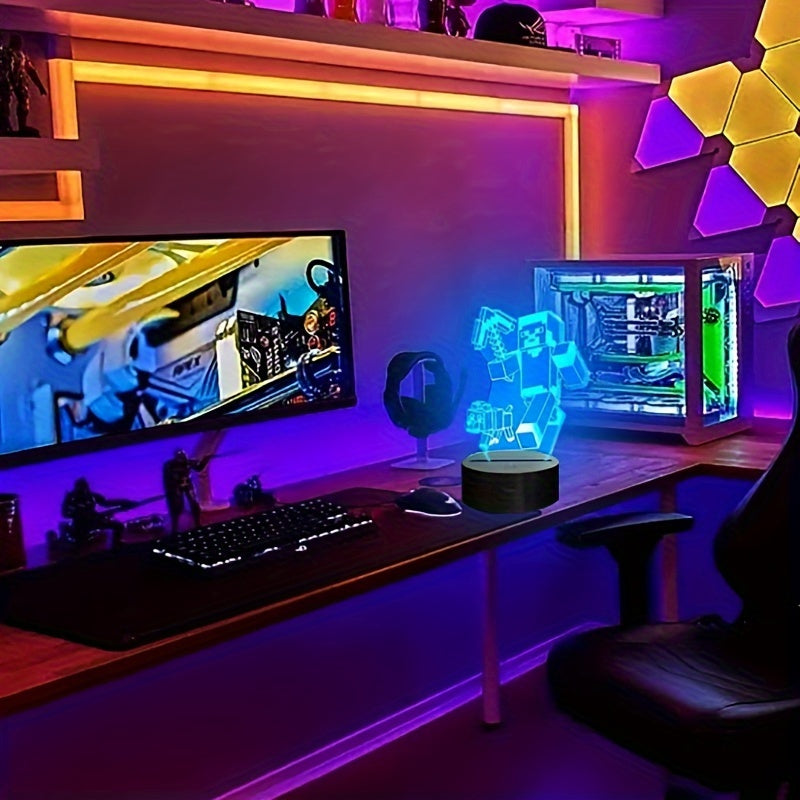IlluGlow - 3D Night Light with Colors and USB