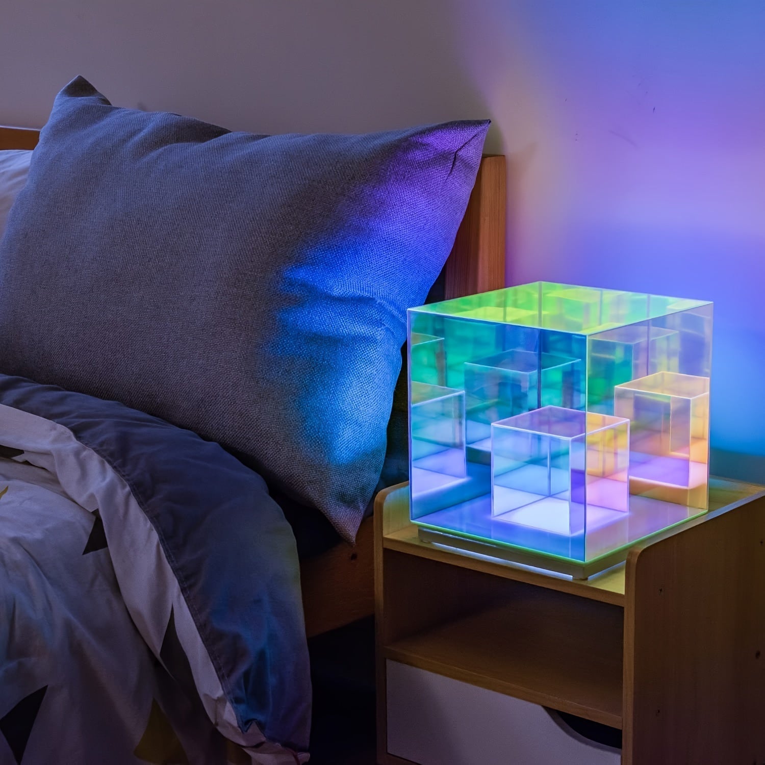 LumiSky - Adjustable Starry Sky Table Lamp Geometric