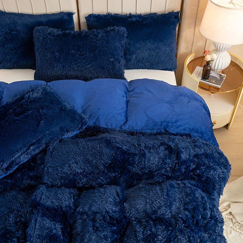 Ultra Plush Plush Bedding Set with Zipper - Luxury &amp; Comfort