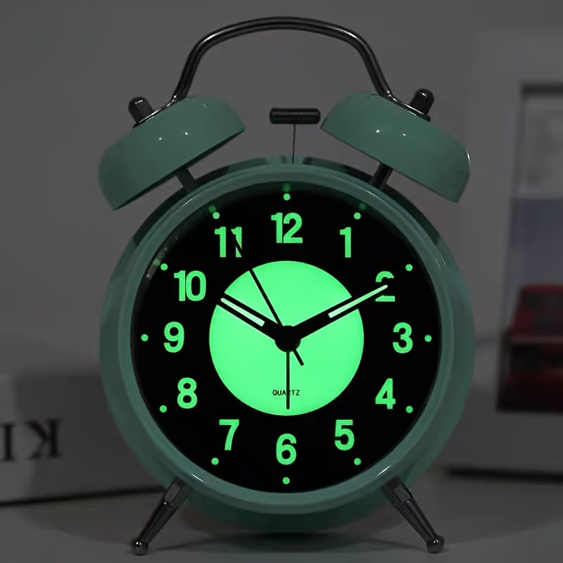 GlowClock – Modern Silent Illuminated Metal Alarm Clock