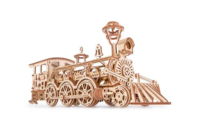 TrainCraft 3D Puzzle - Historic Locomotive with Wagon