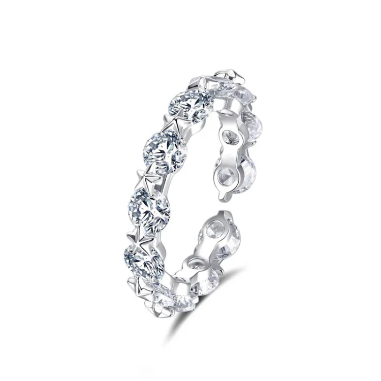 Astrid's stunning double-layer star ring set