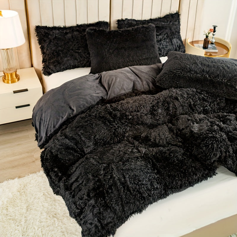 Ultra Plush Plush Bedding Set with Zipper - Luxury &amp; Comfort