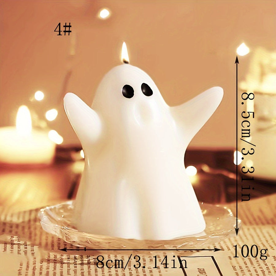 EnchantGlow - Handmade Halloween Scented Candle with Freesia