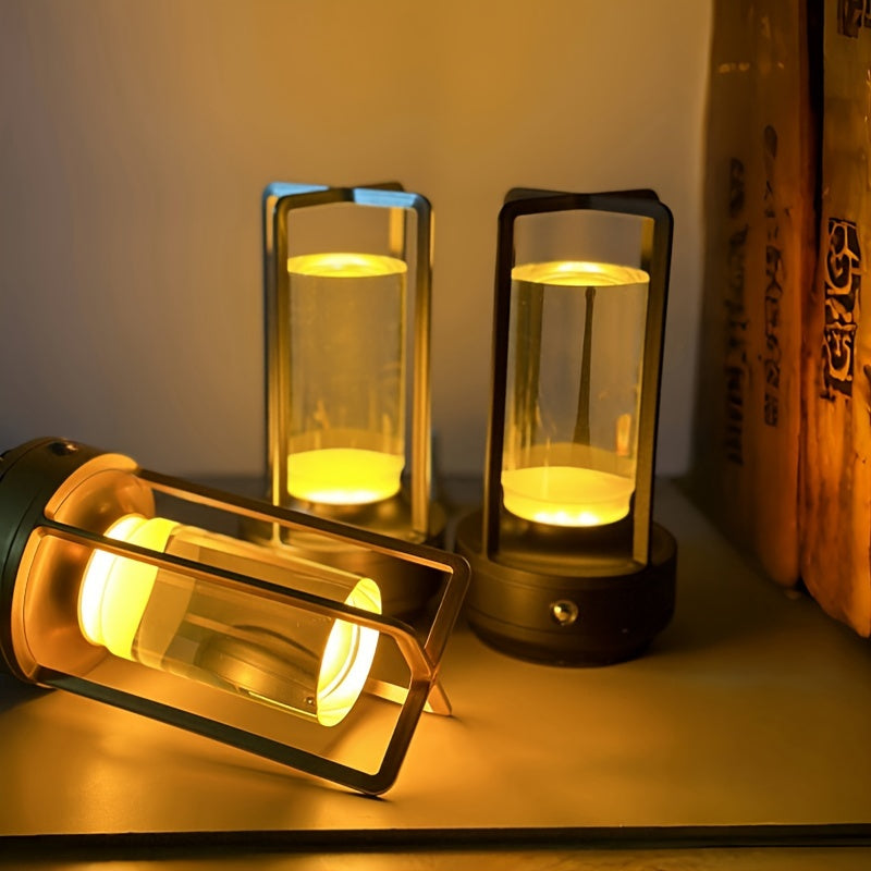 LumiCrystal - Rechargeable LED Crystal Table Lamp