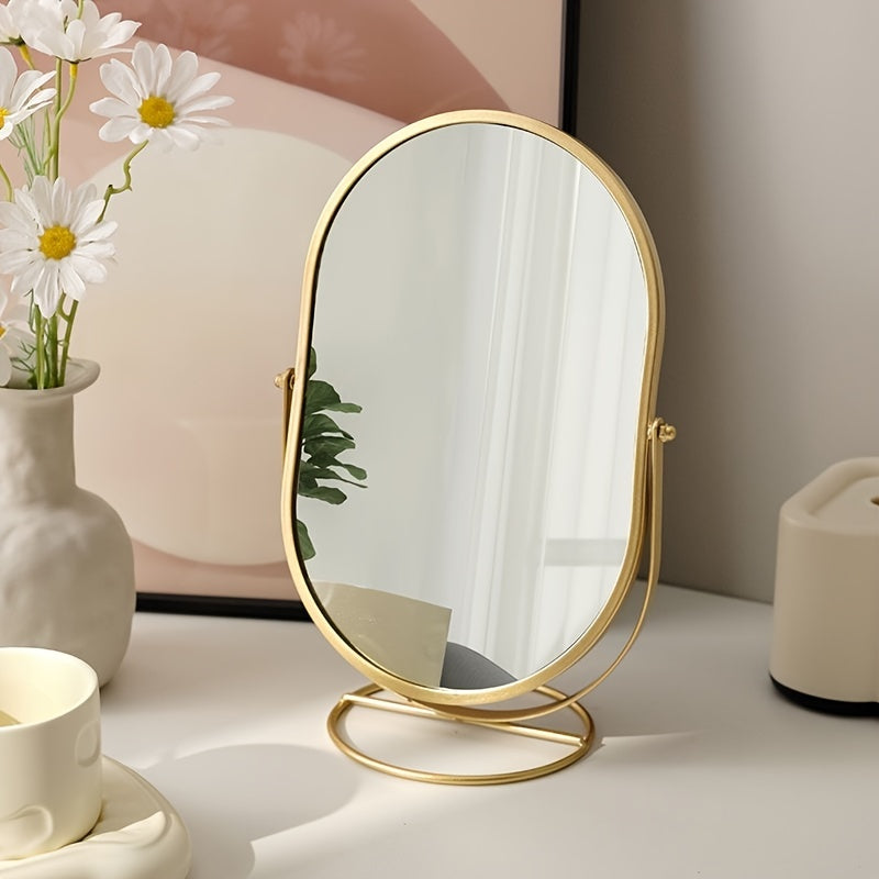 360° View – Elegant Makeup Mirror for all angles