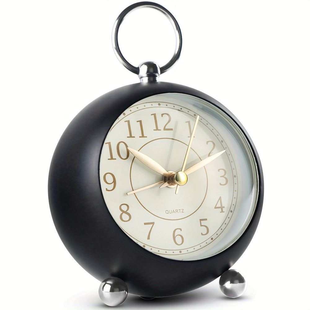 RetroTime Clock - Stylish Silent Alarm Clock with Night Light
