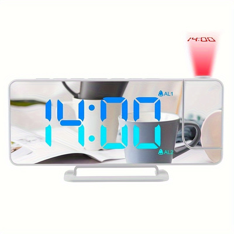 RGB Projector Clock – Colorful Dual Alarm Projector