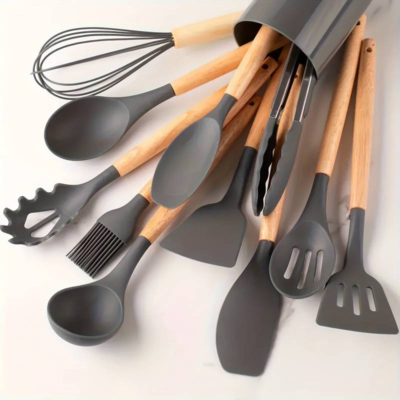 Canaya - Luxury Silicone Kitchen Utensil Set (12-piece)