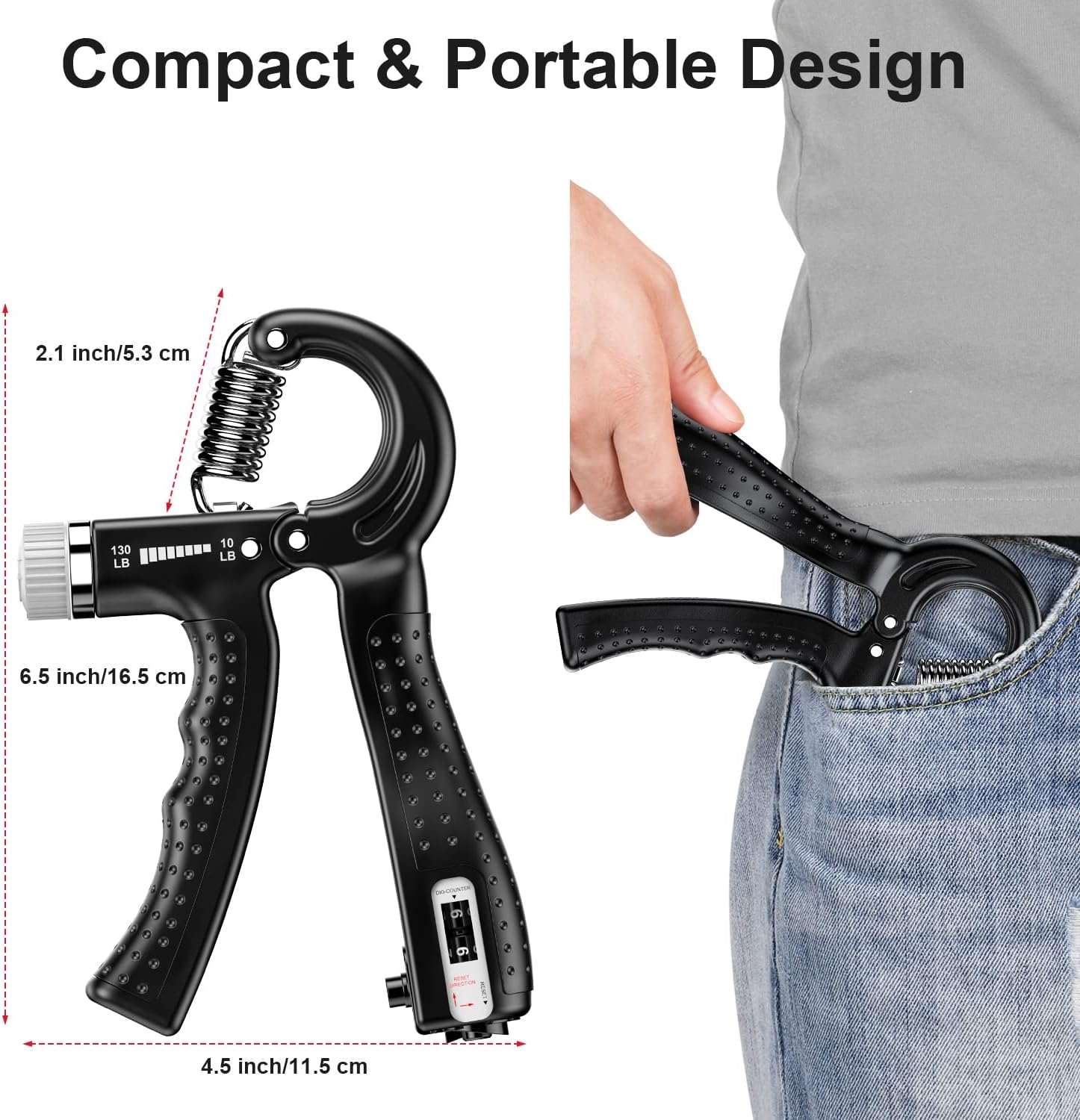GripMaster - Adjustable Hand Training Set 2-pack