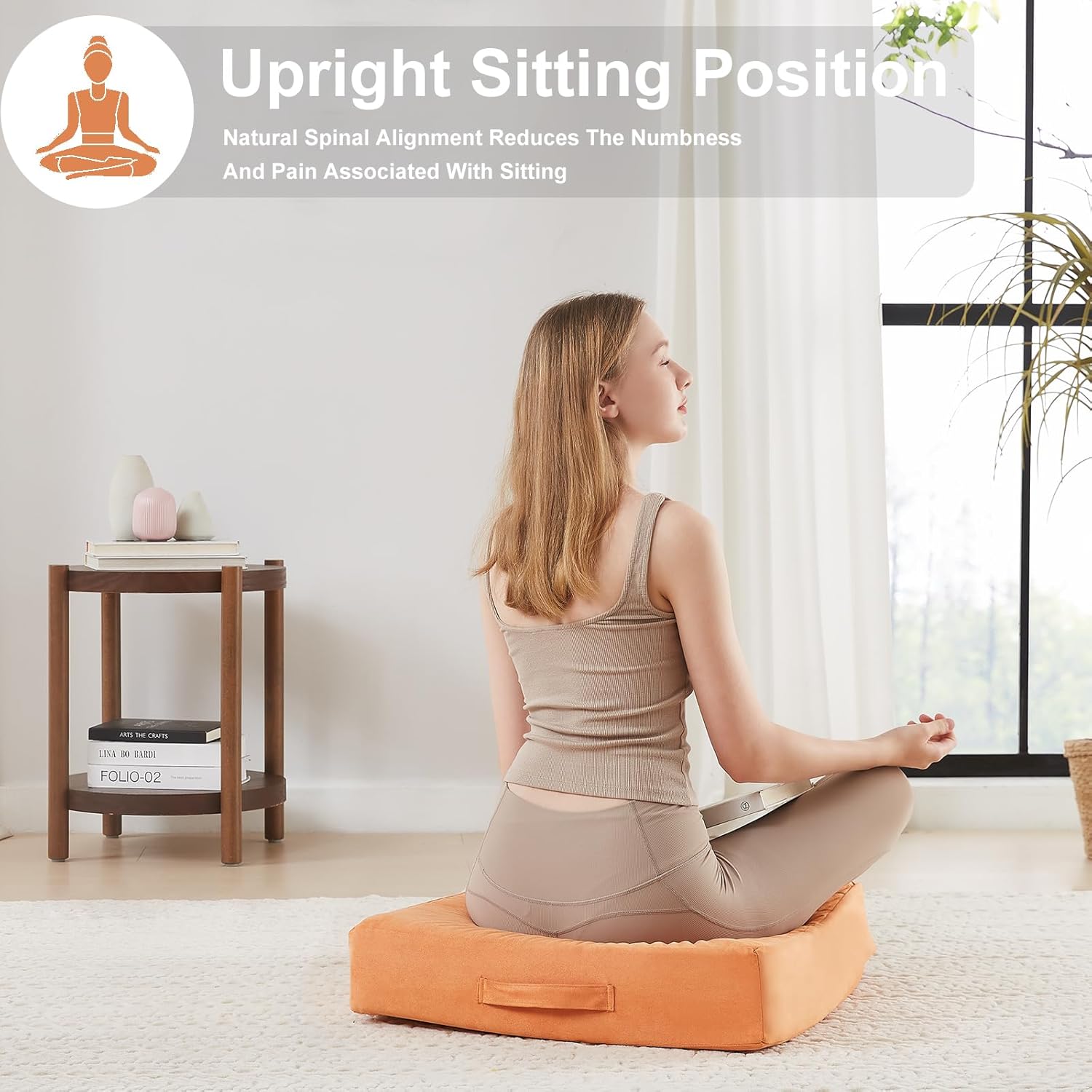 ZenCushion - Luxurious Meditation Cushion with Comfortable Cover