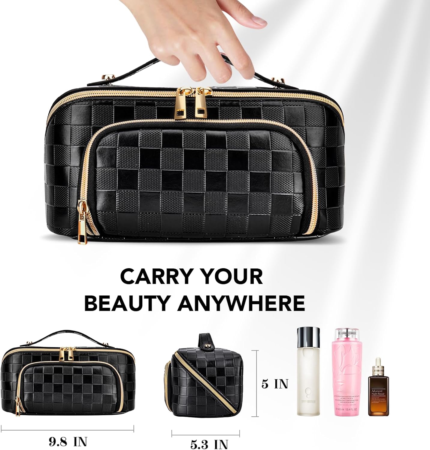 GlamBag - Waterproof makeup bag with large capacity