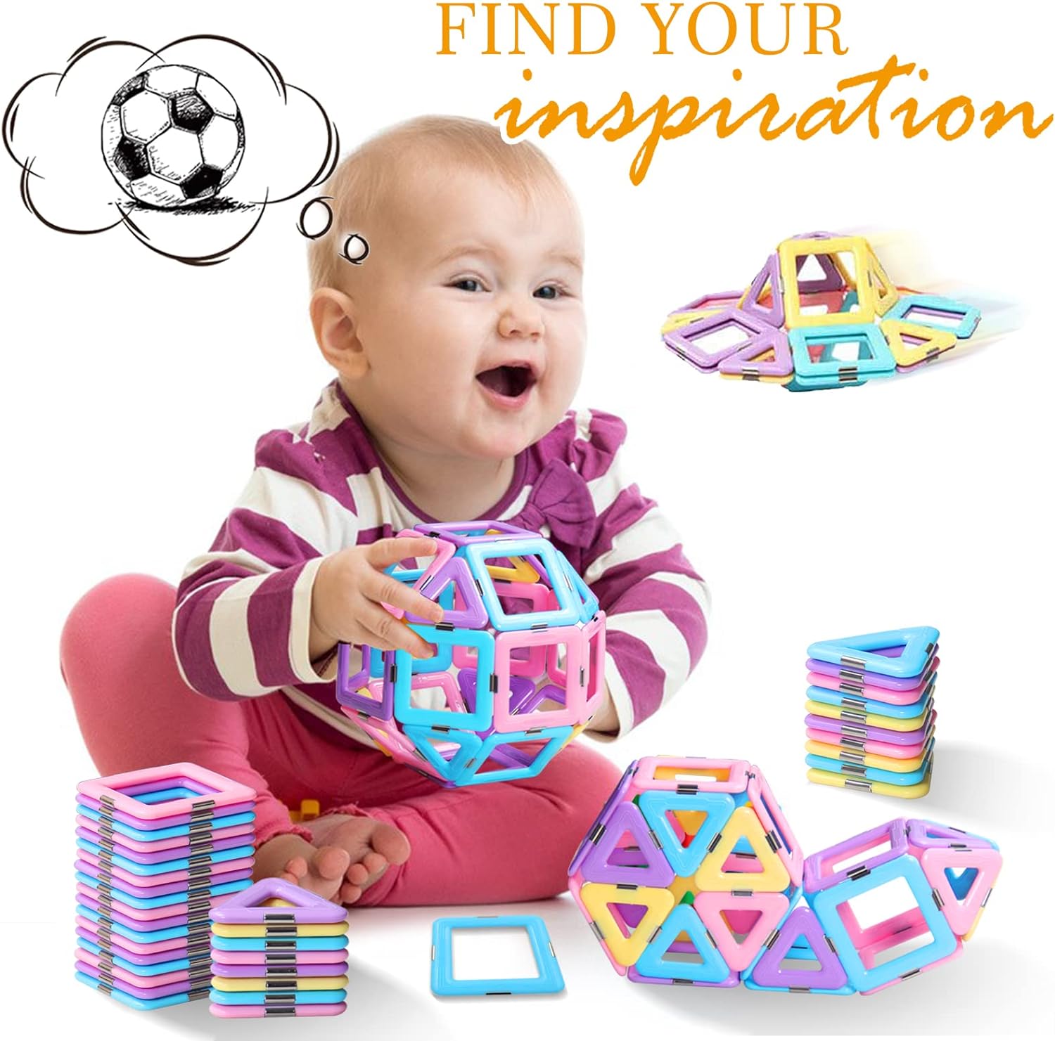 Magnetic Tiles Playset - Create Endless Building Adventures
