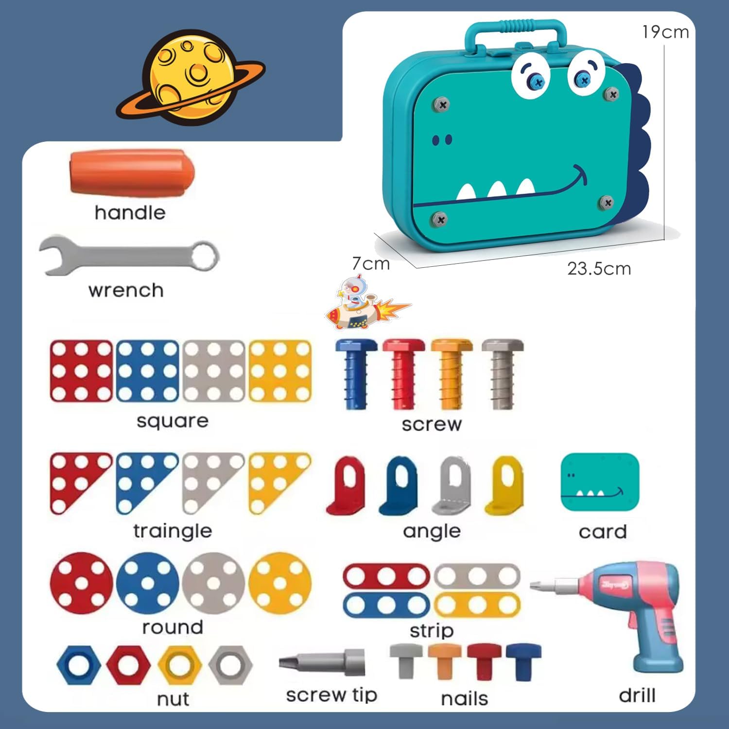 Educational Toy Set for Toddlers - Explore the Creative World