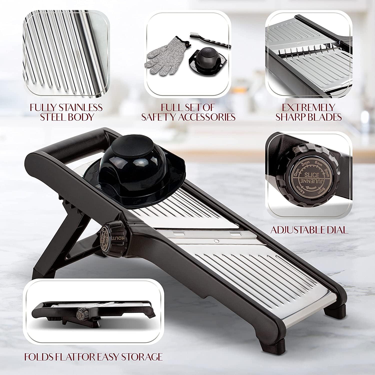 SlicerPro – Safety set with cut-resistant gloves