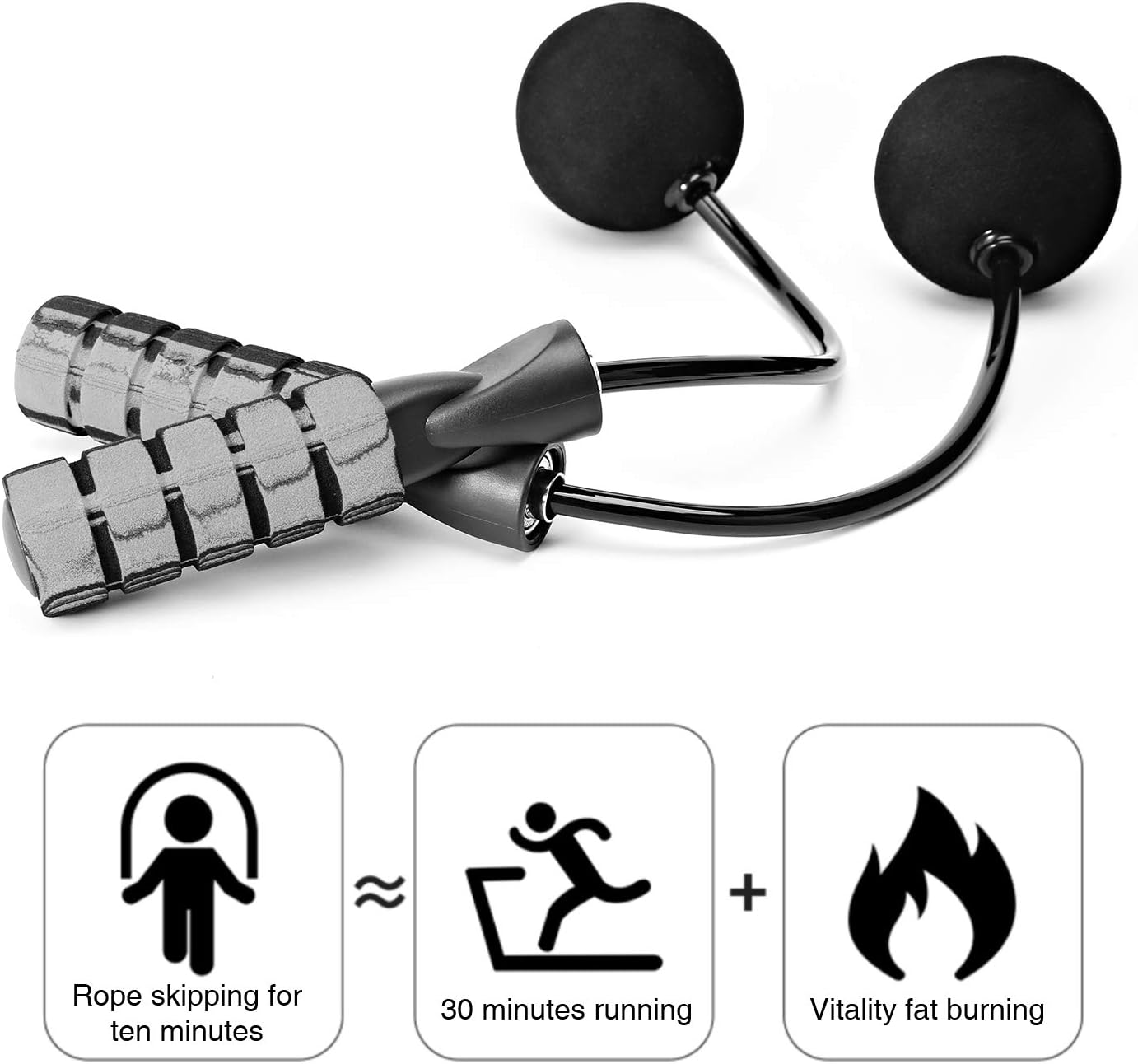 AdjustFit - Wireless Guided Jump Rope for Fitness