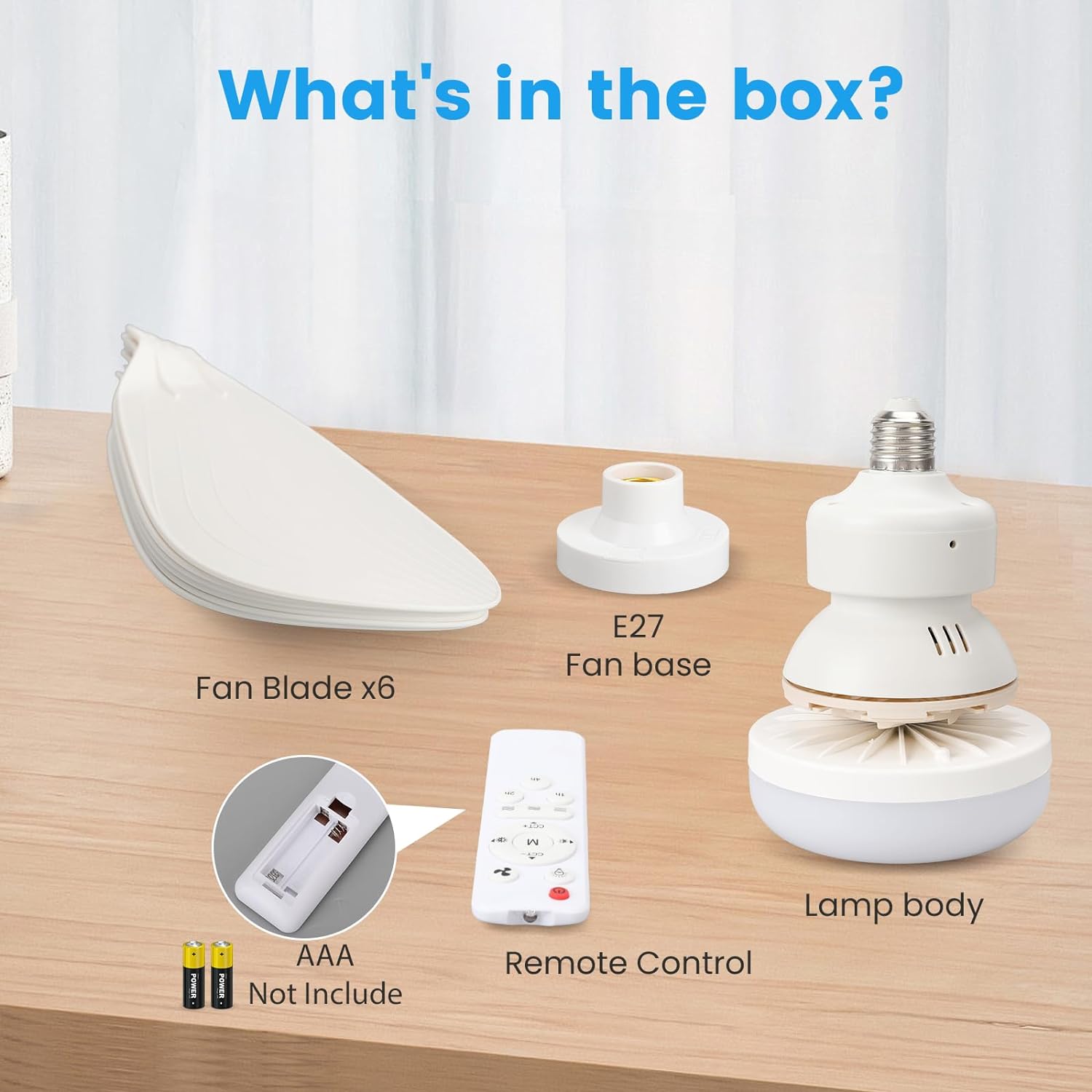 BreezeLight Fan – Adjustable LED Ceiling Fan