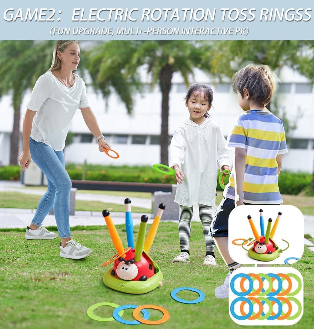 3-in-1 Ring Toss and Rocket Game - An Exploration of Adventure