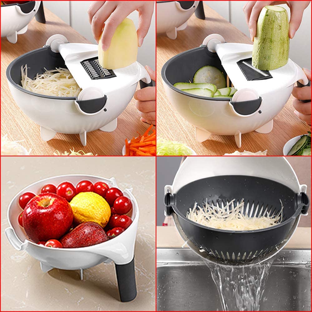 MagicChef - Multifunctional 9-in-1 Vegetable Cutter and Chopper