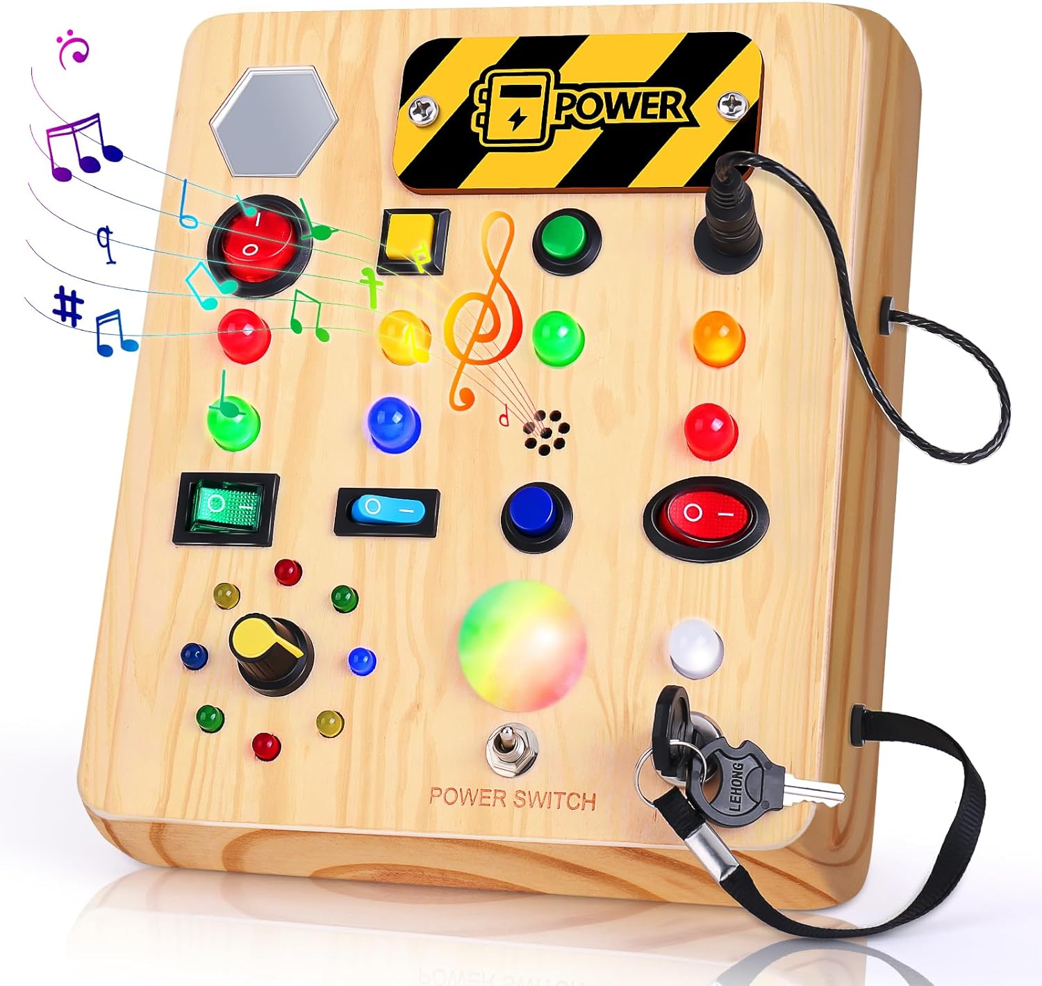 Montessori Craft Table with Music - For toddlers with music and lights