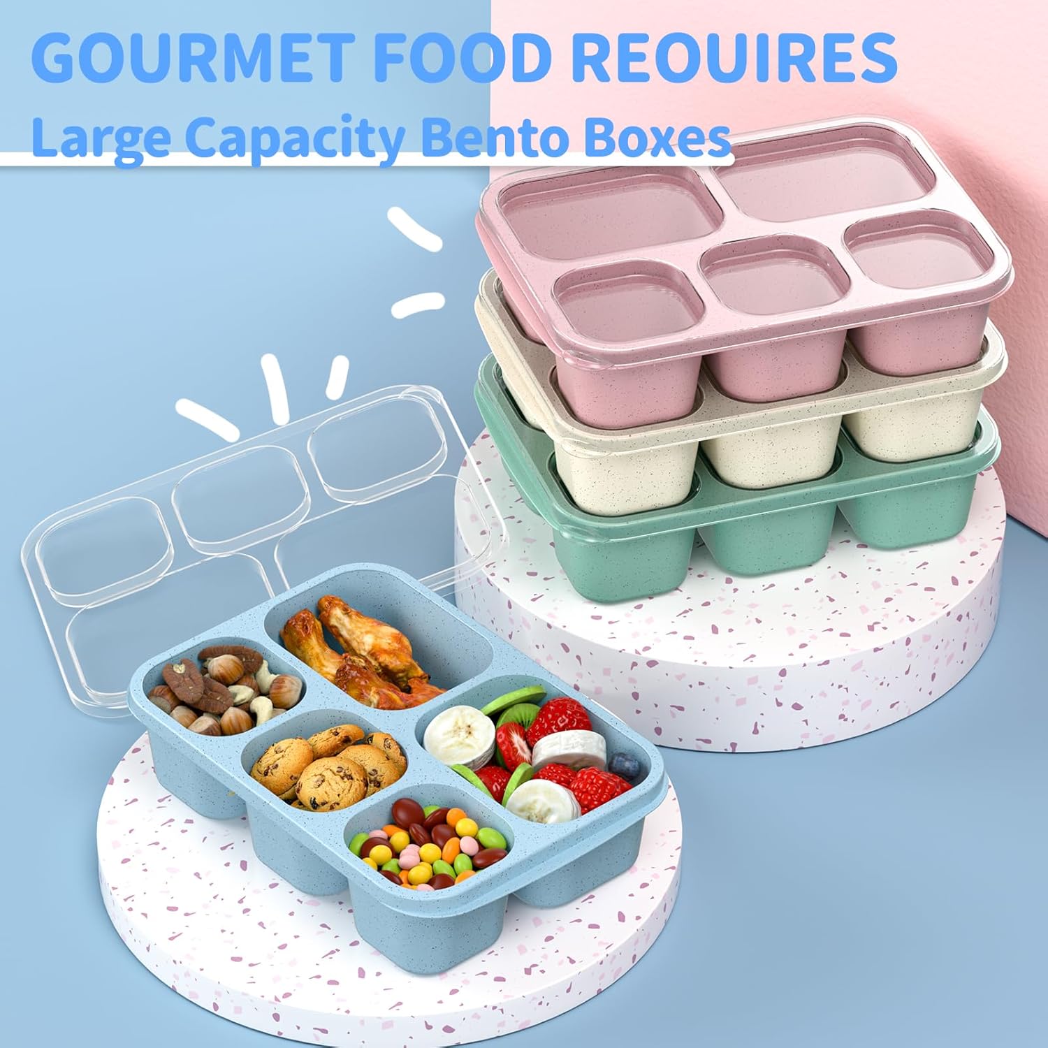 BentoBox - Stylish Meal Container Set 4-pieces