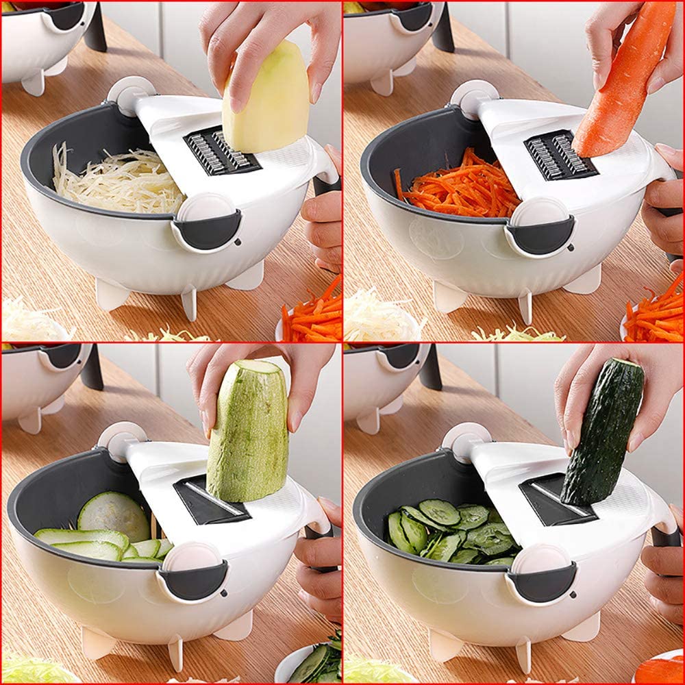 MagicChef - Multifunctional 9-in-1 Vegetable Cutter and Chopper