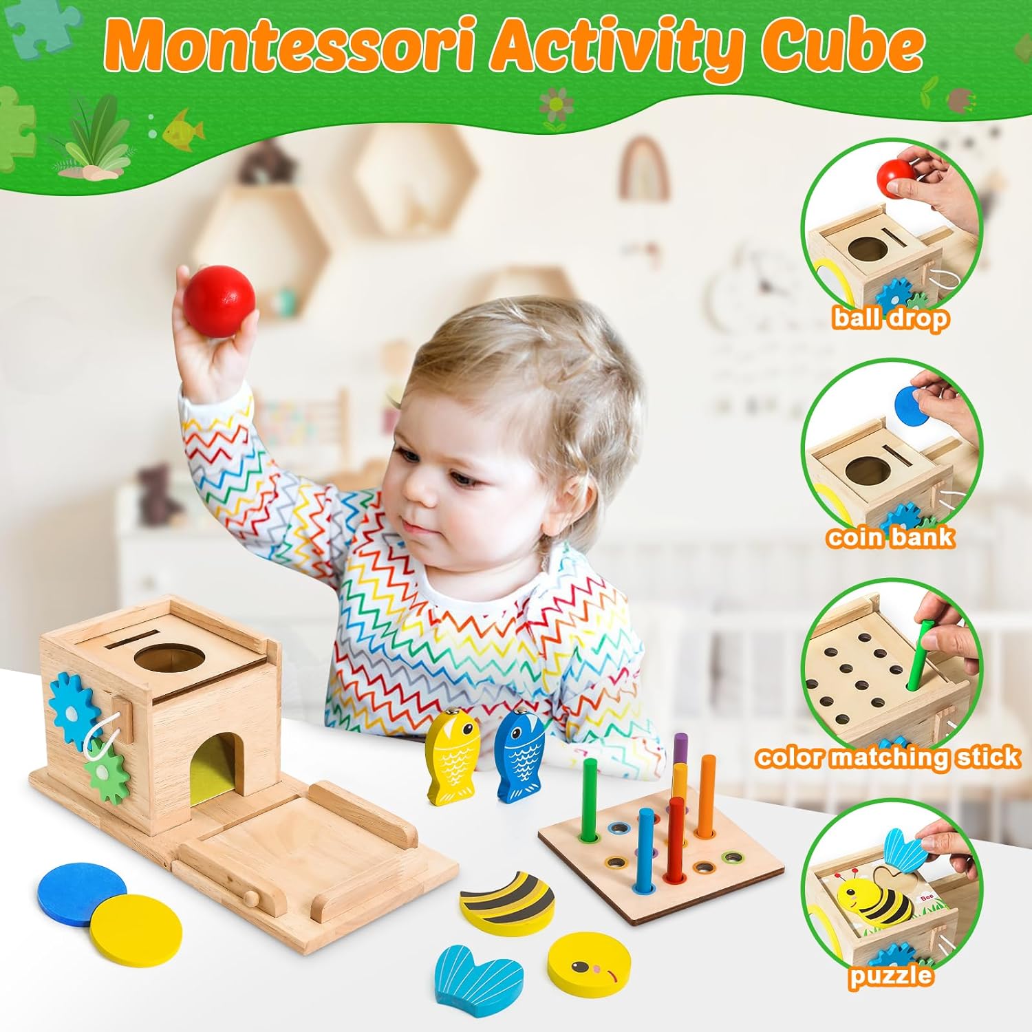 Educational Baby Meal Set - Educational Playset for Growing Babies