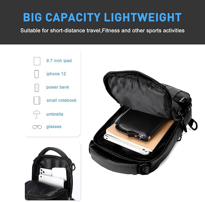 UrbanLite - Stylish Crossbody Backpack for Days in the City