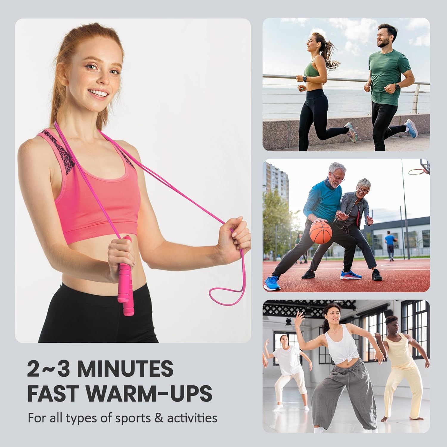 SpeedFit - Digital Jump Rope with Calorie Counter